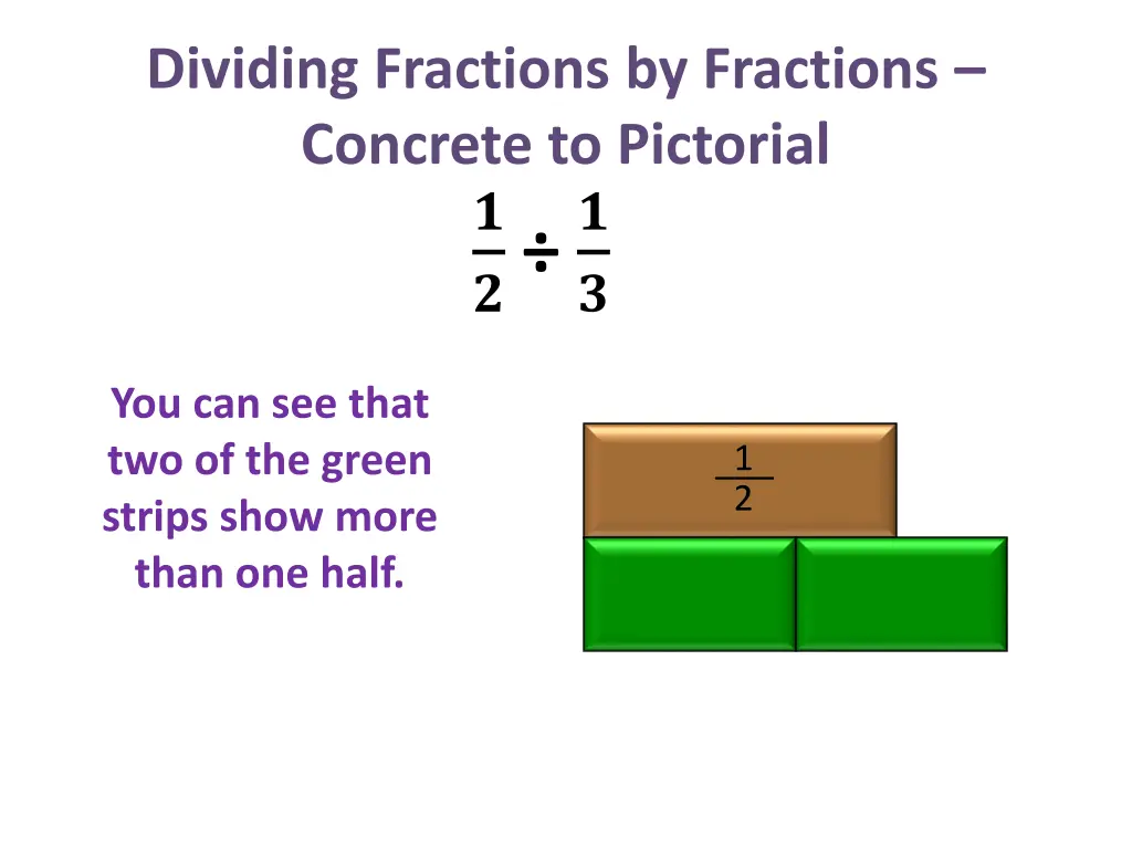 dividing fractions by fractions concrete 17