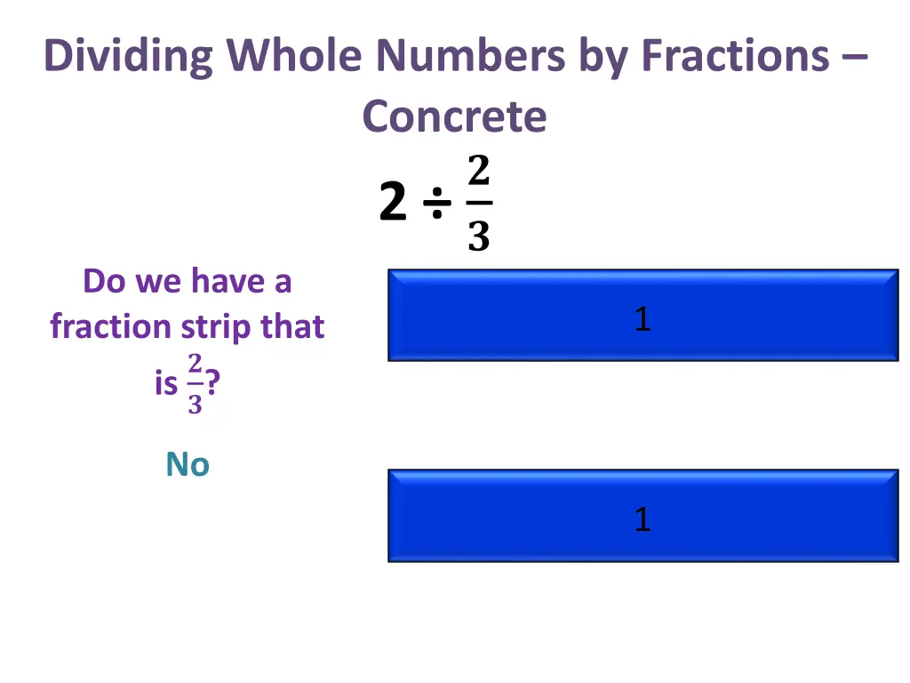 dividing whole numbers by fractions concrete 2 10