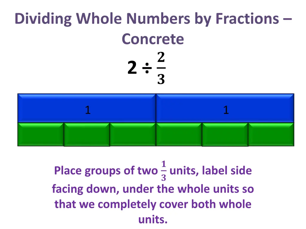 dividing whole numbers by fractions concrete 2 12