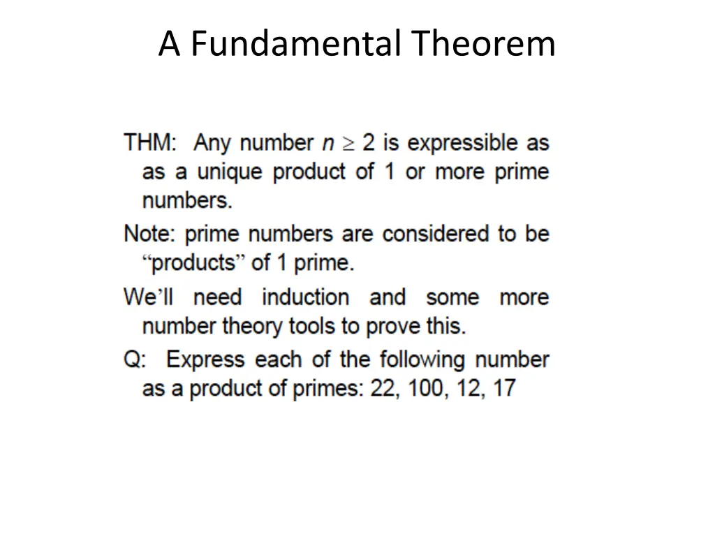 a fundamental theorem