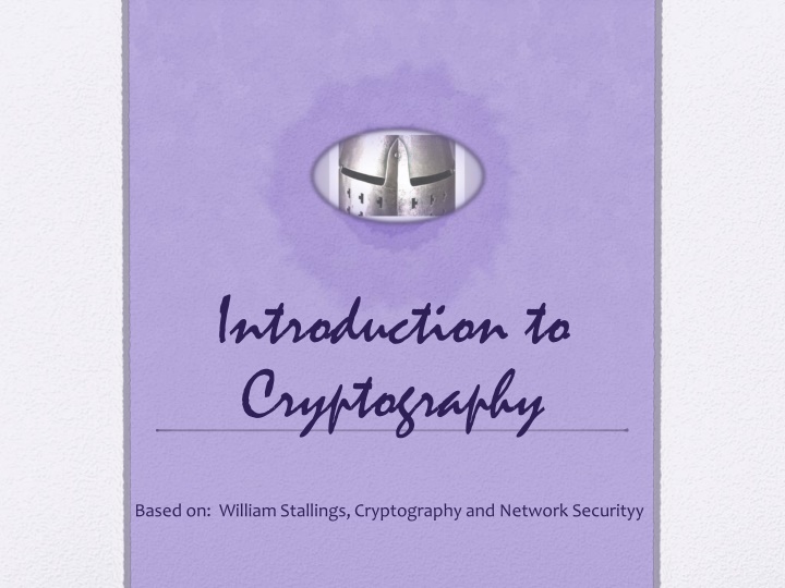 introduction to cryptography