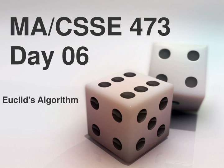 ma csse 473 day 06