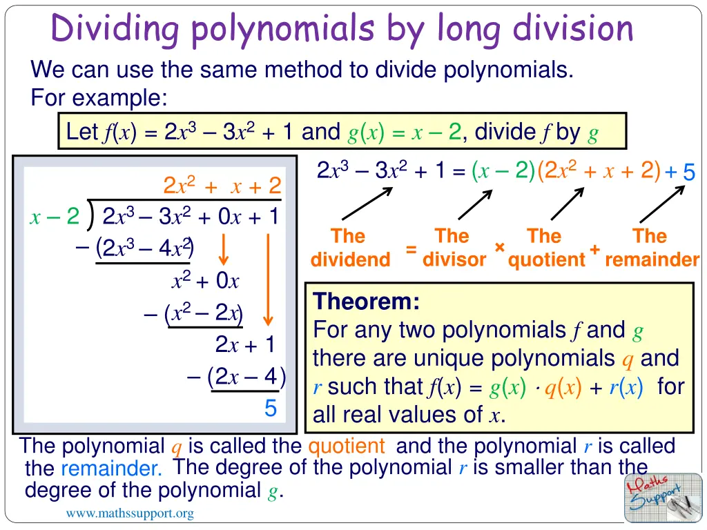 dividing polynomials by long division 2