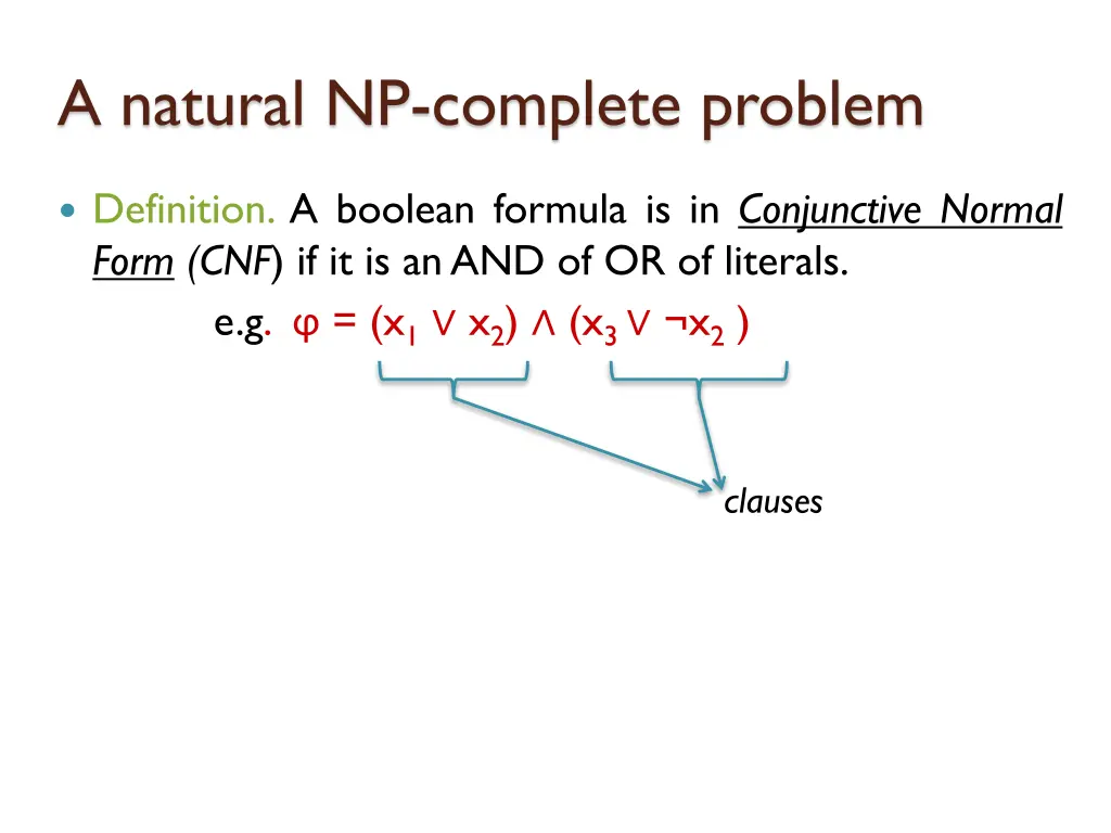 a natural np complete problem 1