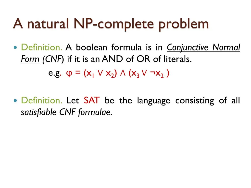 a natural np complete problem 3