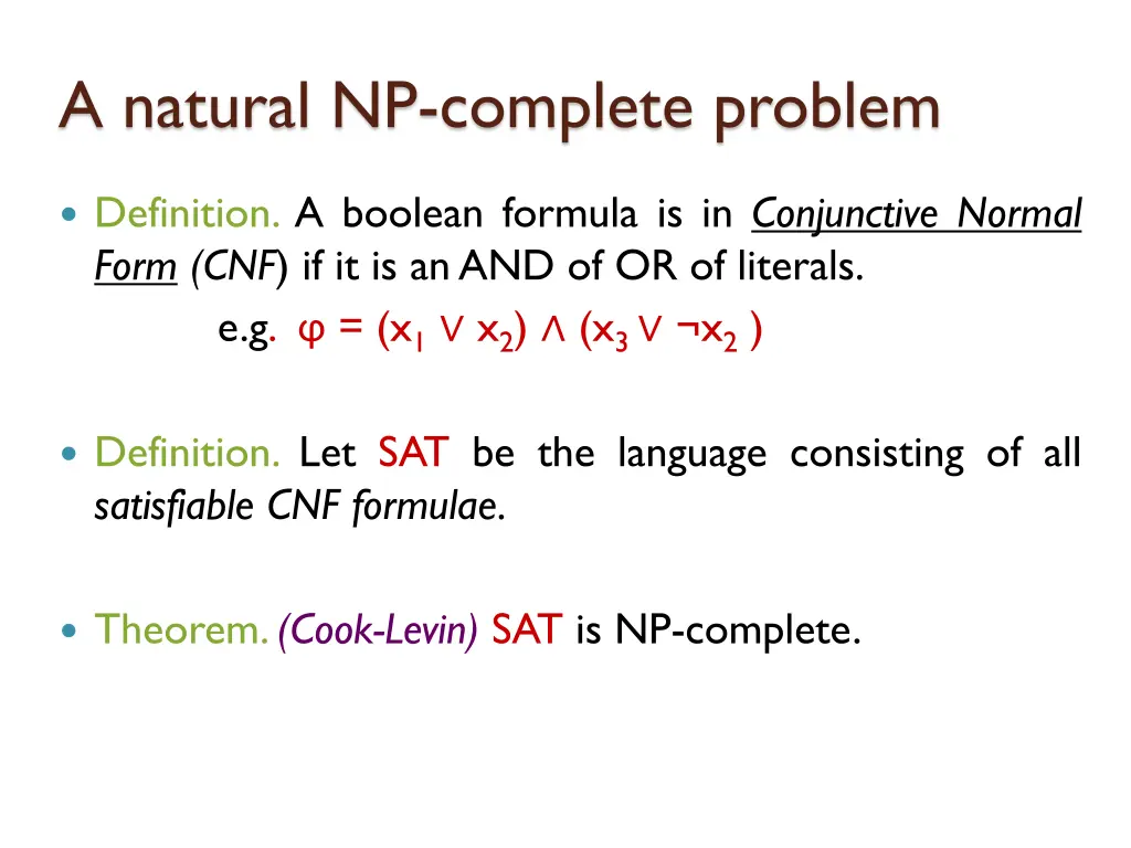 a natural np complete problem 4