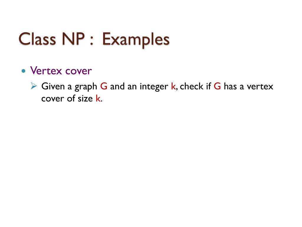 class np examples