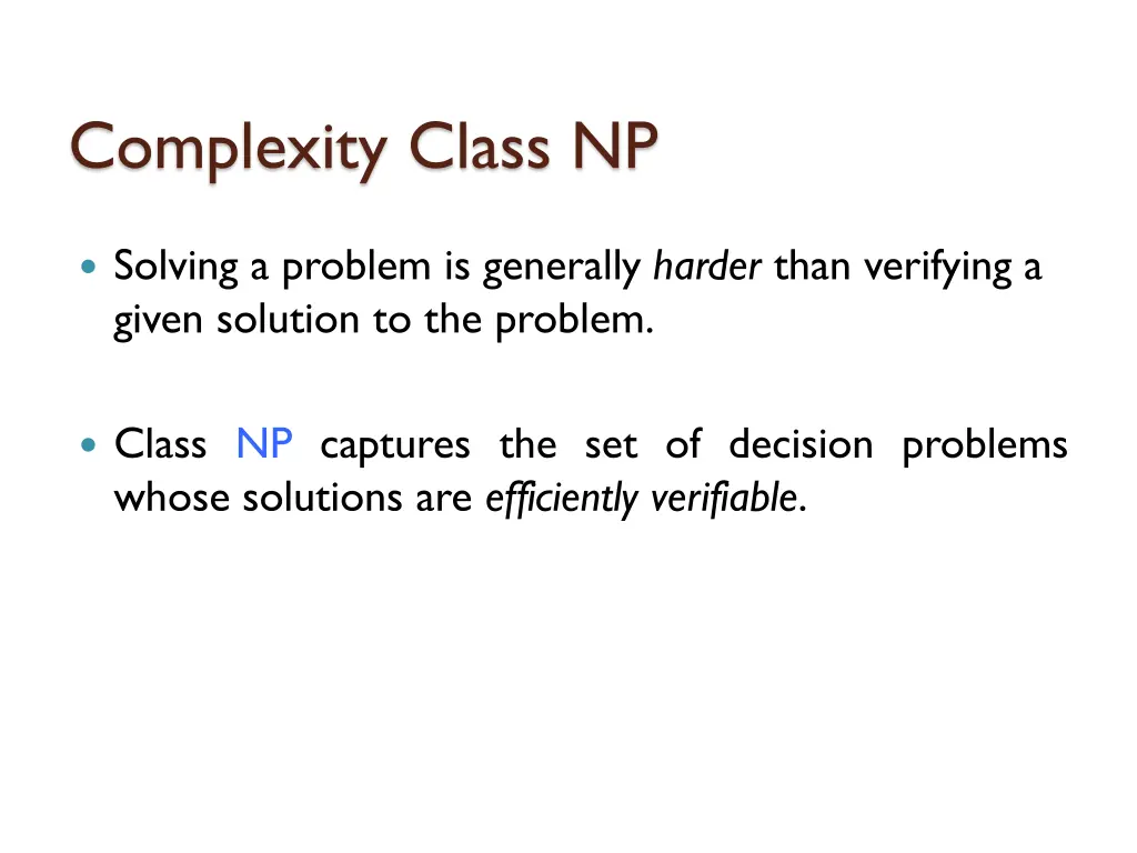 complexity class np 1