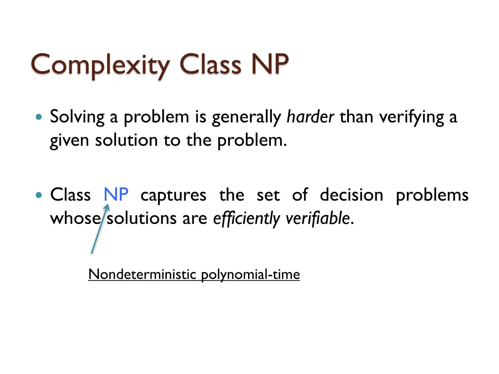 complexity class np 2