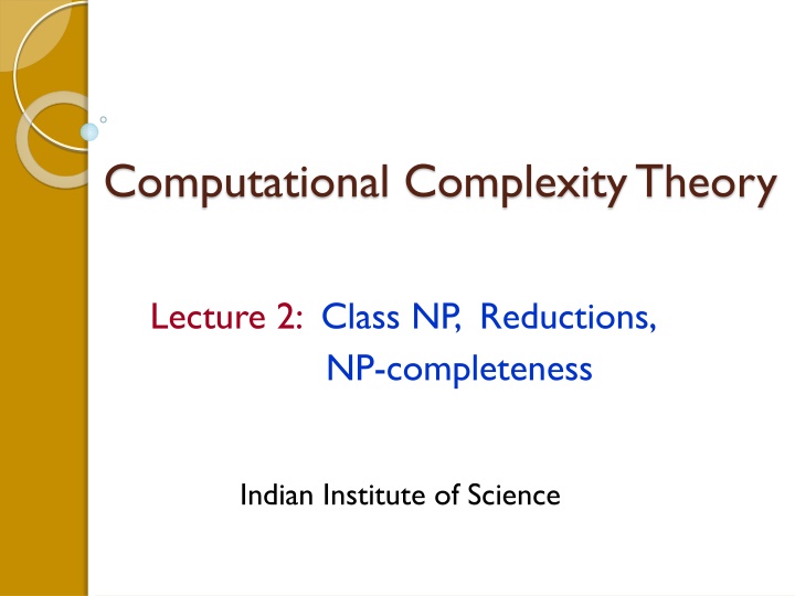 computational complexity theory