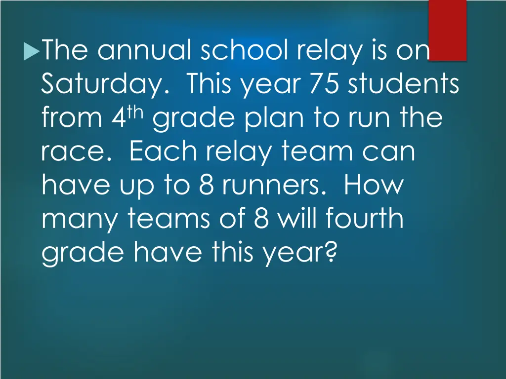 the annual school relay is on saturday this year 2