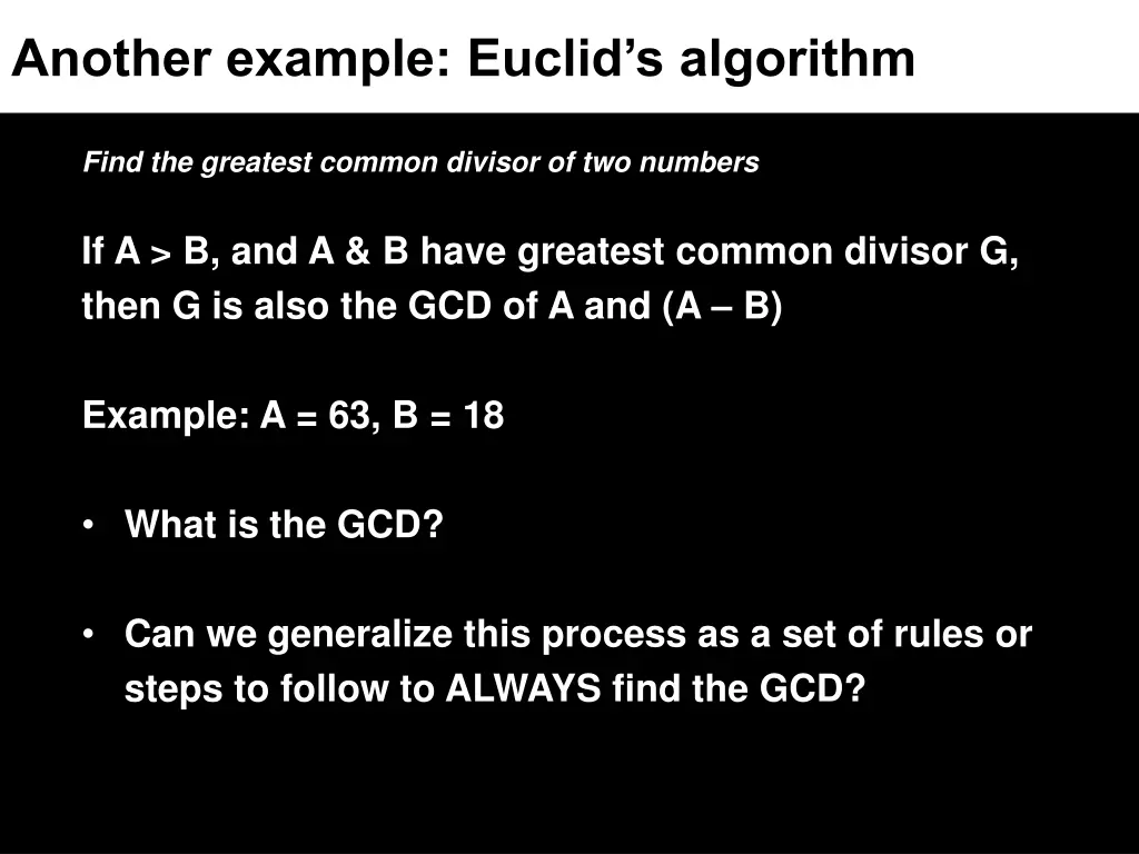 another example euclid s algorithm