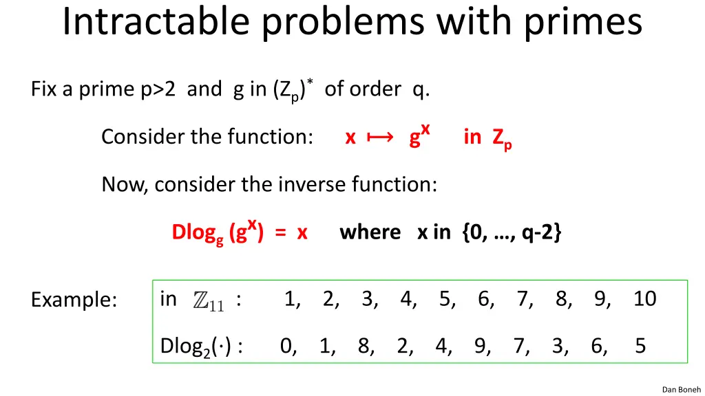 intractable problems with primes