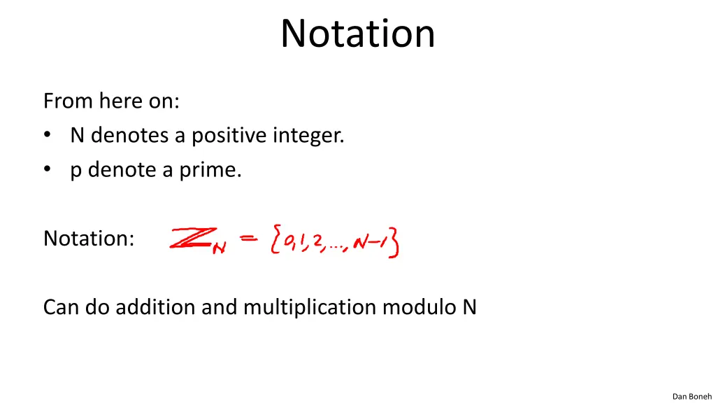 notation