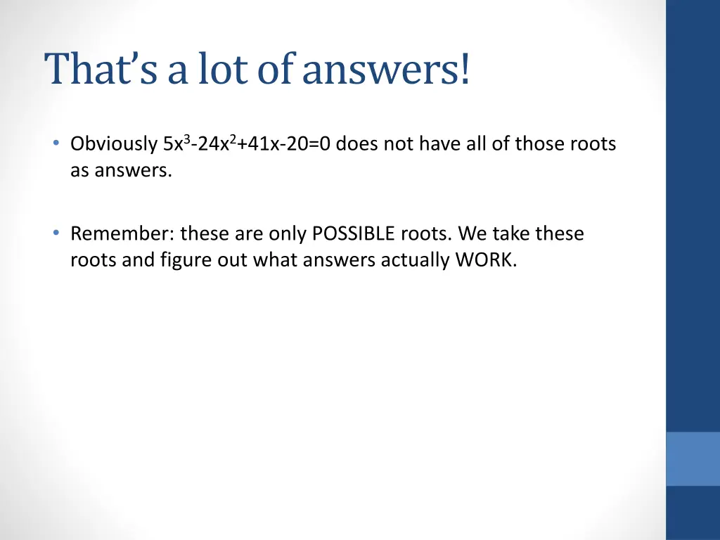 that s a lot of answers