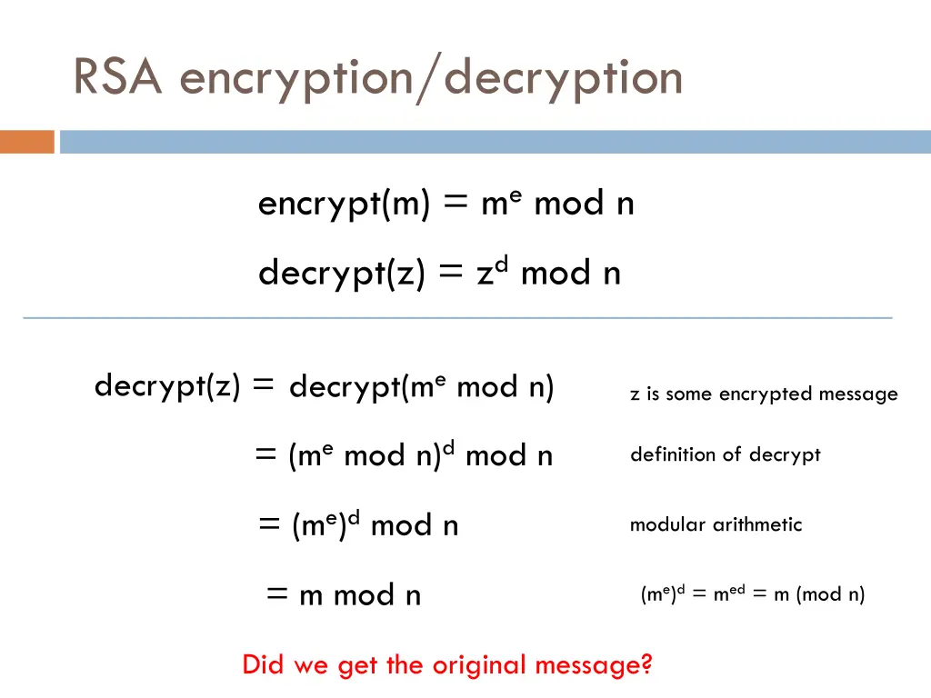 rsa encryption decryption 3