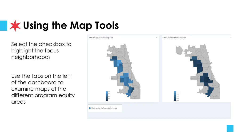 using the map tools