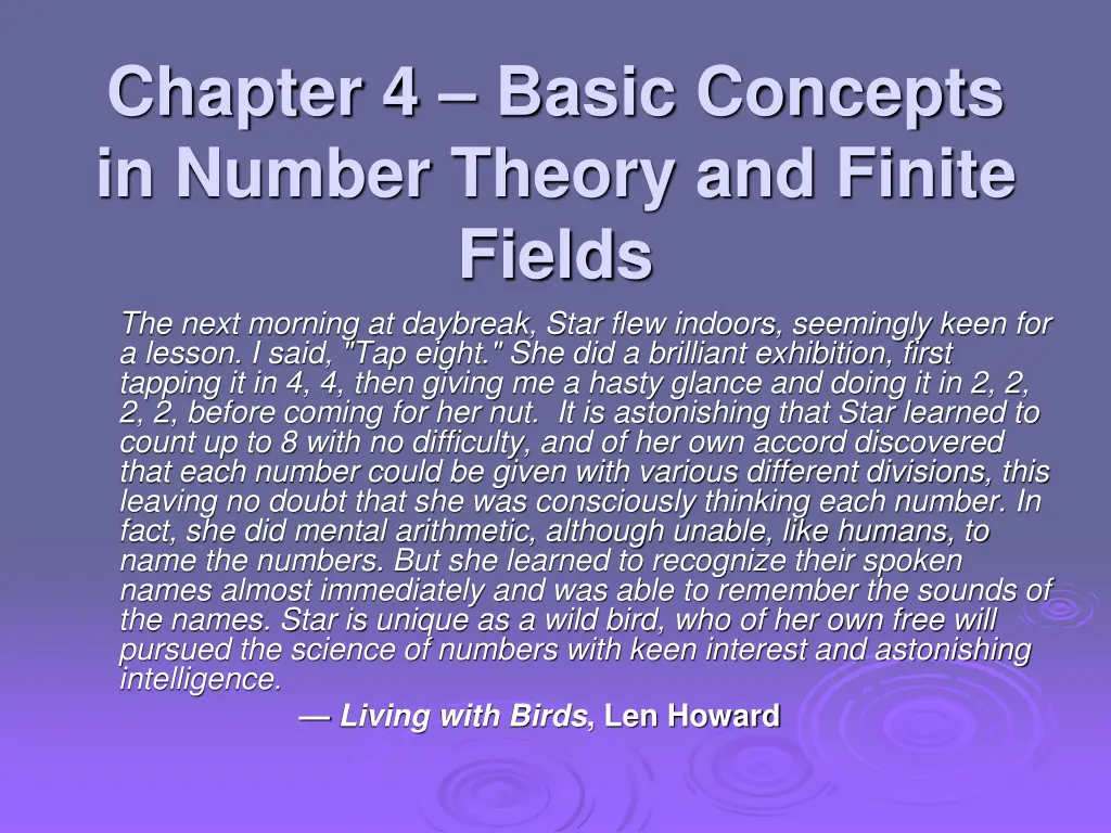 chapter 4 basic concepts in number theory