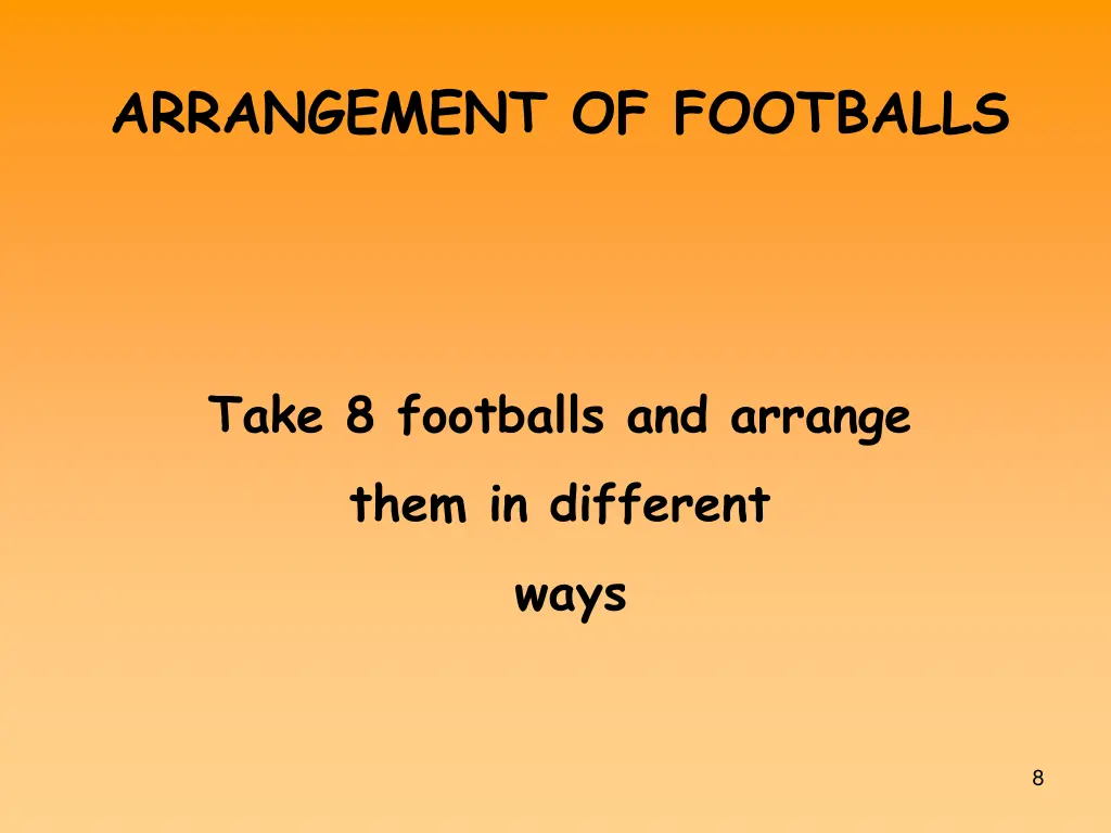 arrangement of footballs