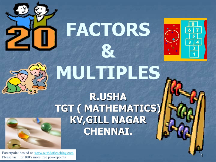 factors multiples