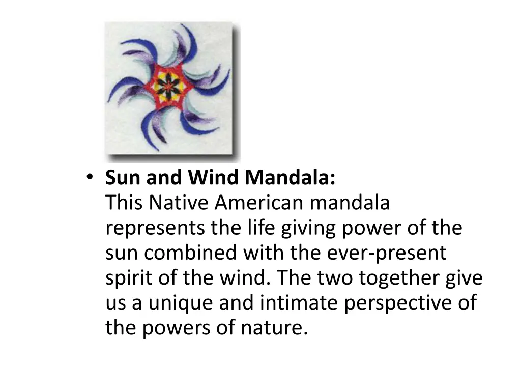 sun and wind mandala this native american mandala