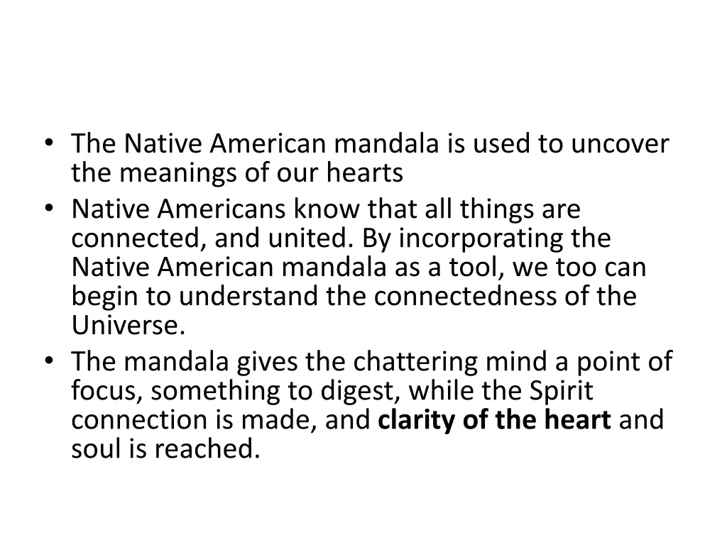 the native american mandala is used to uncover