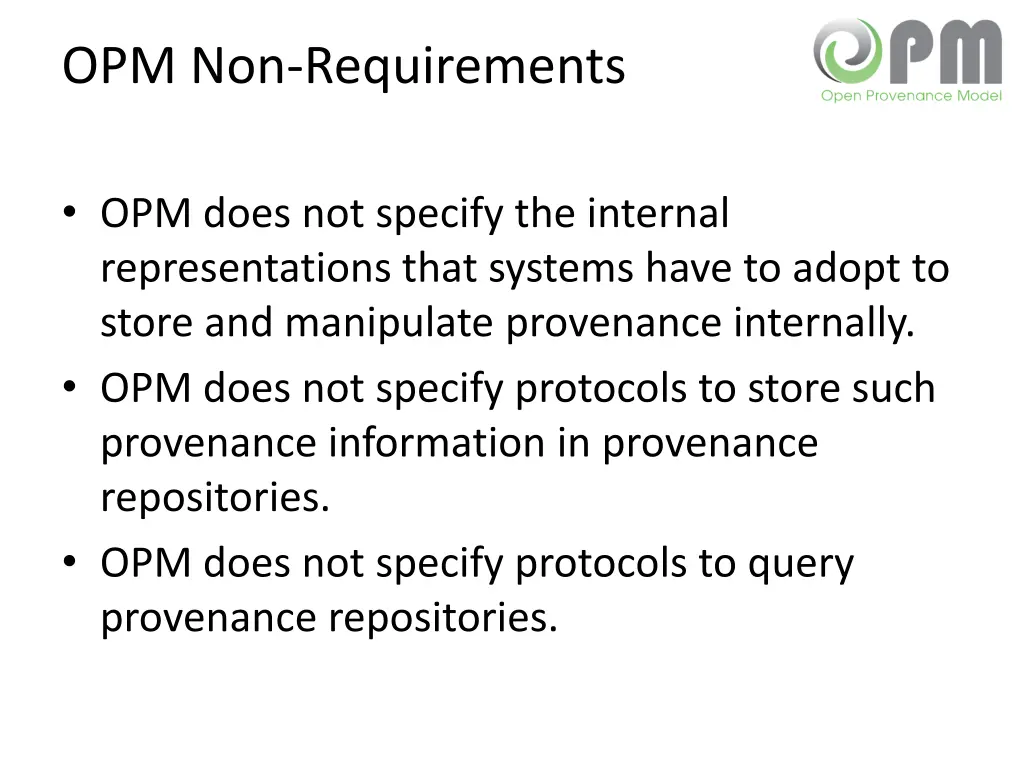 opm non requirements 1