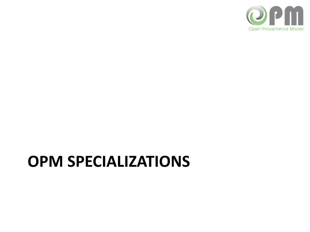 opm specializations