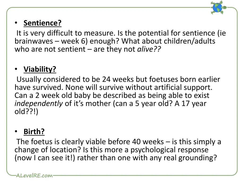 sentience it is very difficult to measure