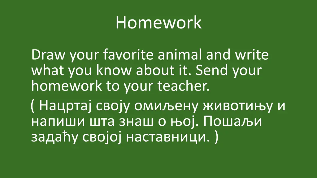 homework