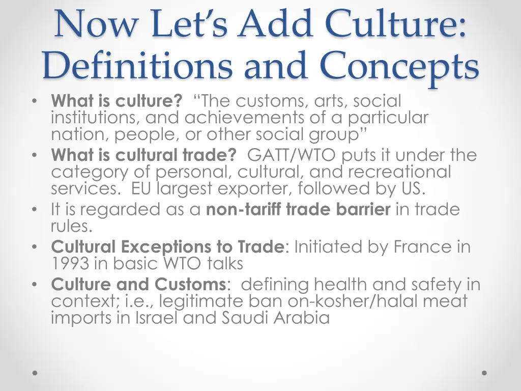 now let s add culture definitions and concepts