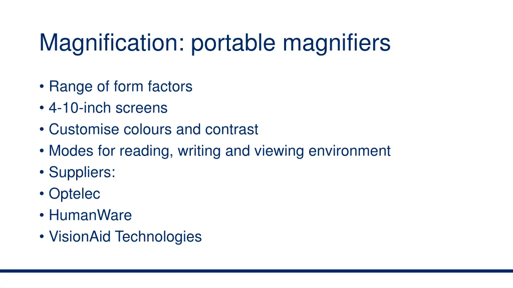 magnification portable magnifiers