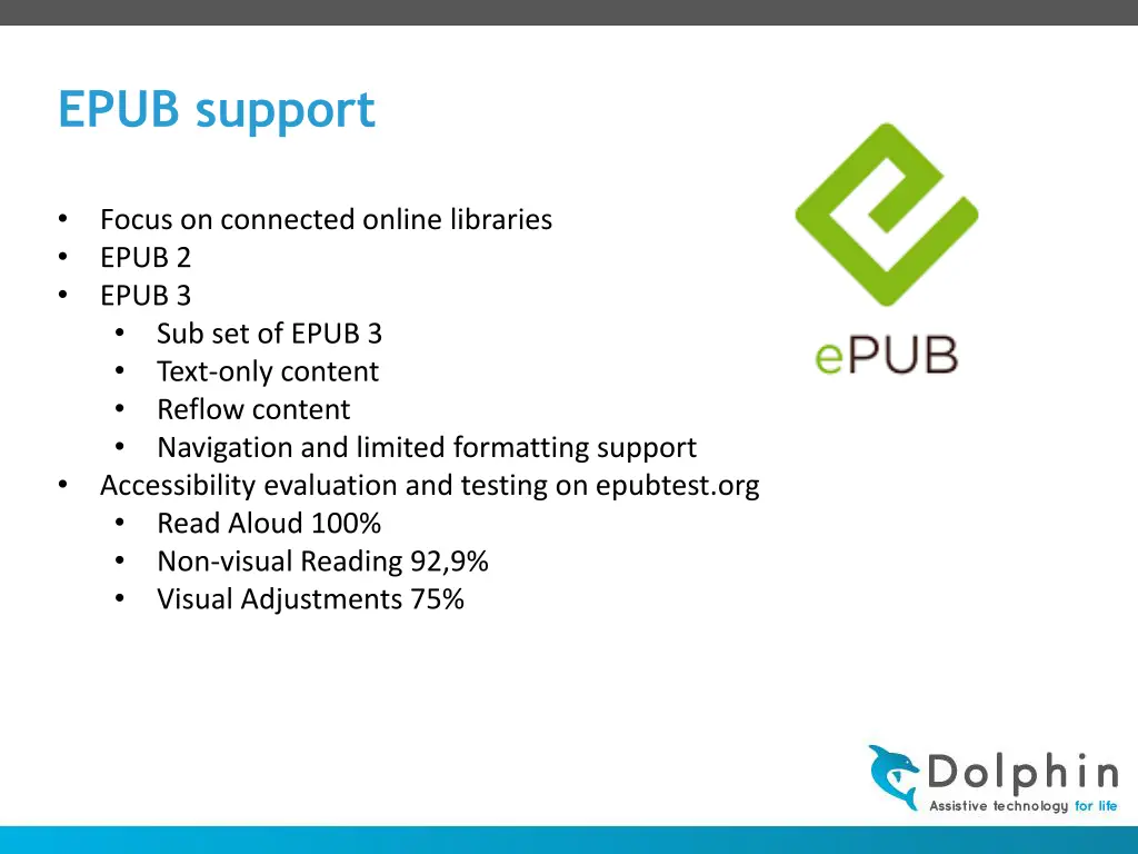 epub support