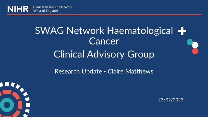 swag network haematological cancer clinical