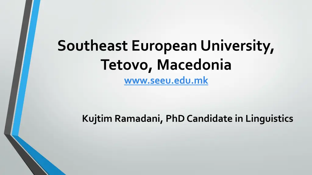 southeast european university tetovo macedonia