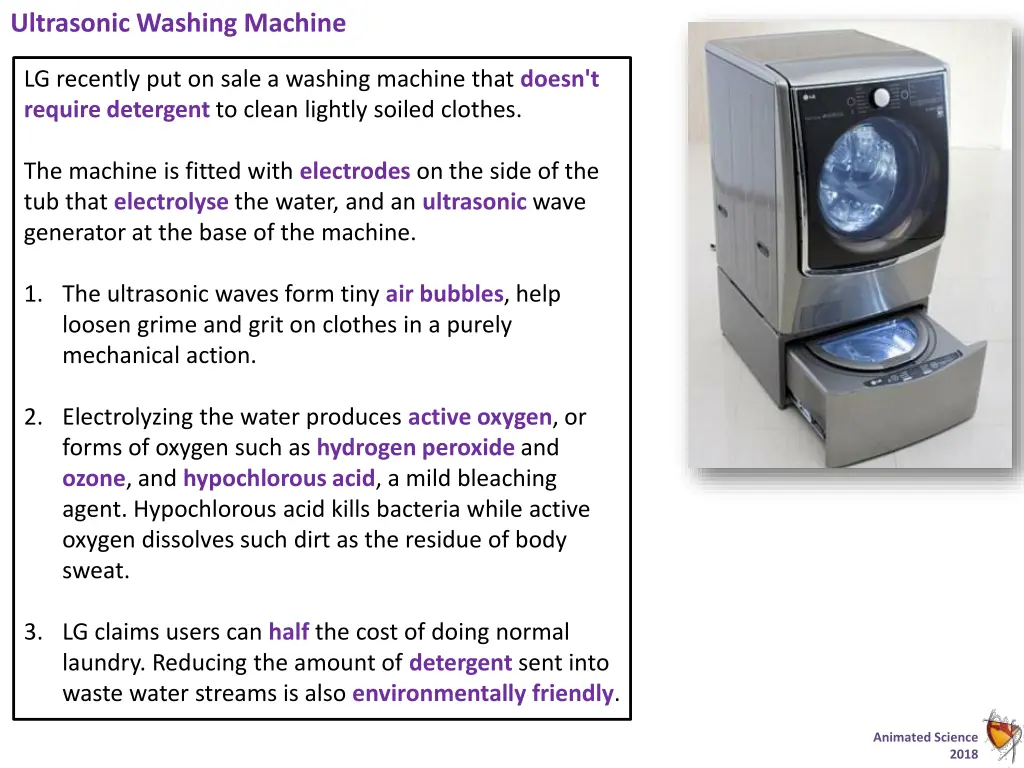 ultrasonic washing machine