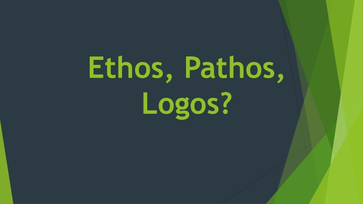 ethos pathos logos