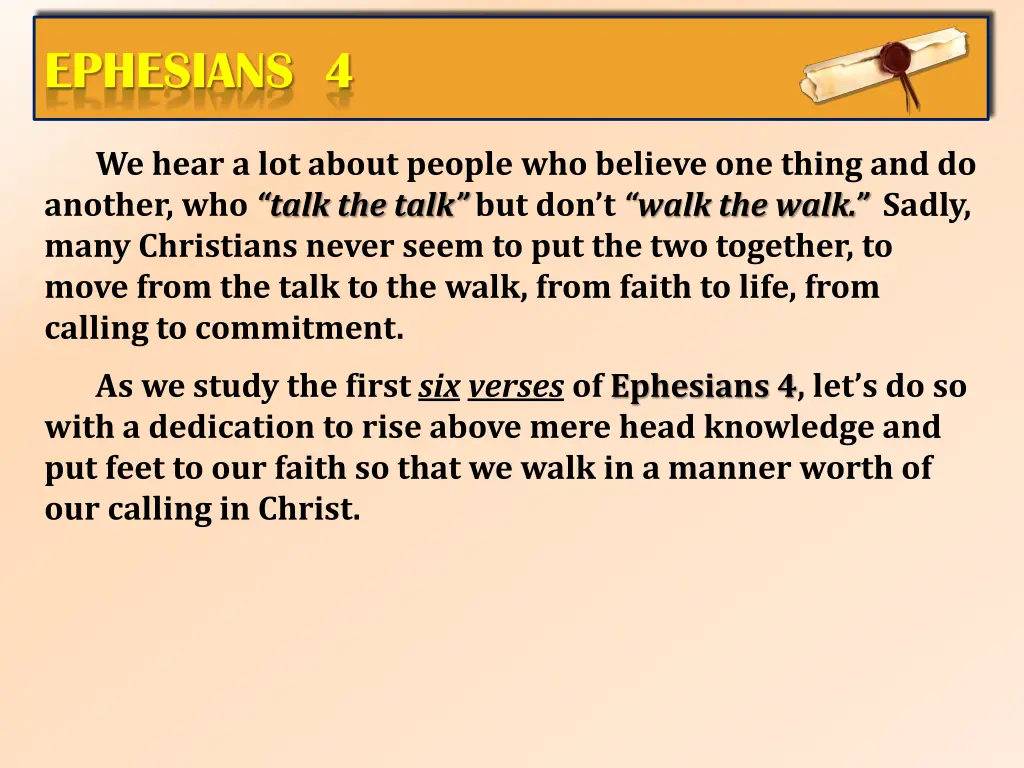 ephesians 4 1