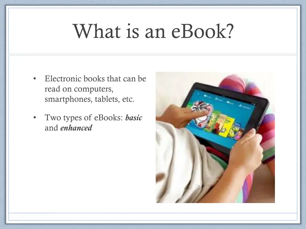 what is an ebook