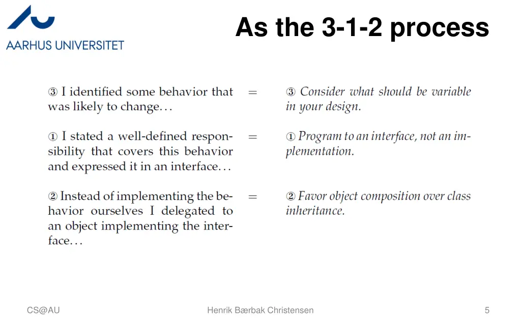 as the 3 1 2 process