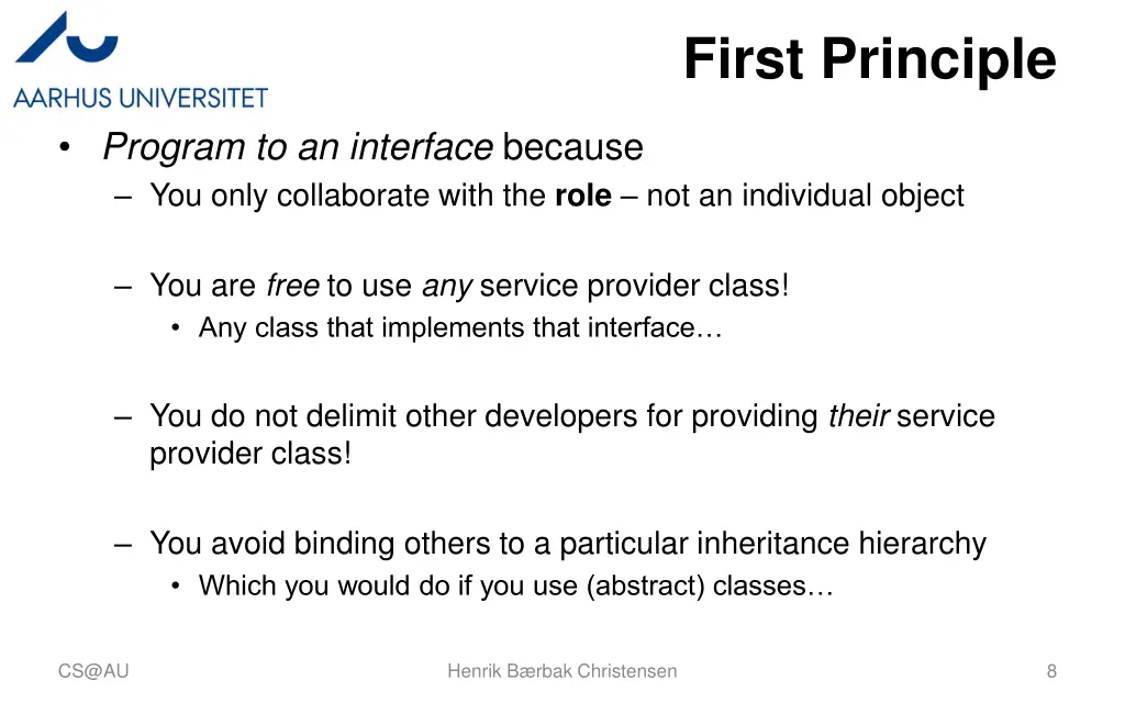 first principle 1