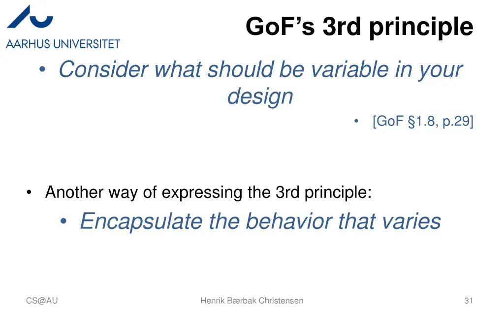 gof s 3rd principle