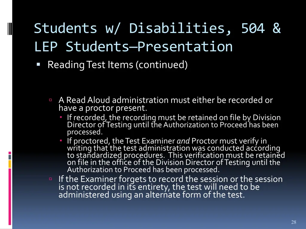 students w disabilities 504 lep students 10