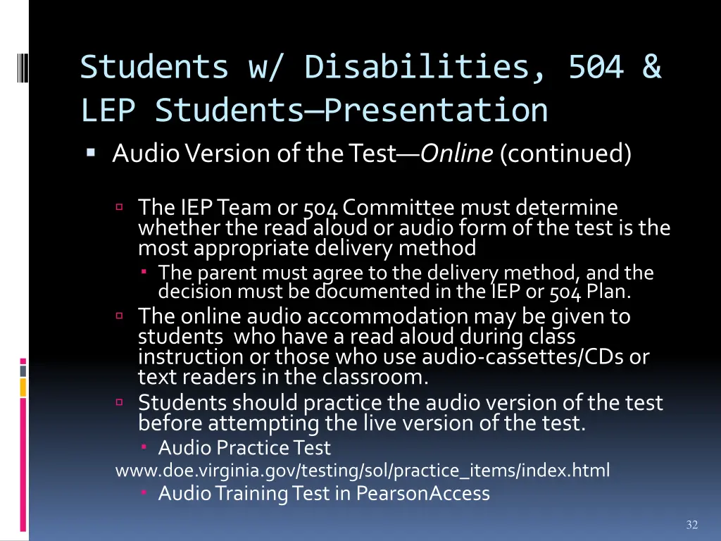 students w disabilities 504 lep students 14