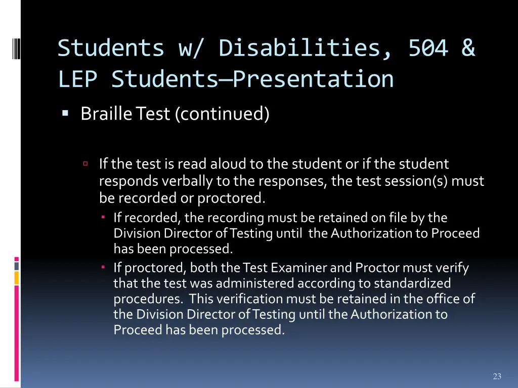 students w disabilities 504 lep students 5