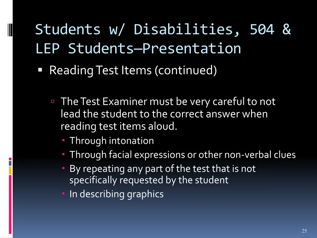 students w disabilities 504 lep students 7