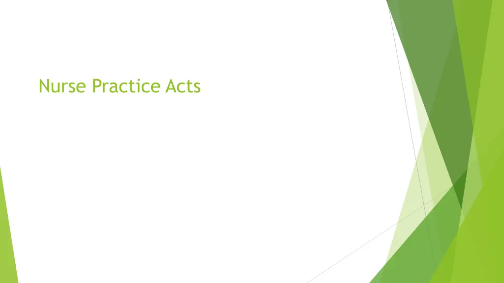 nurse practice acts