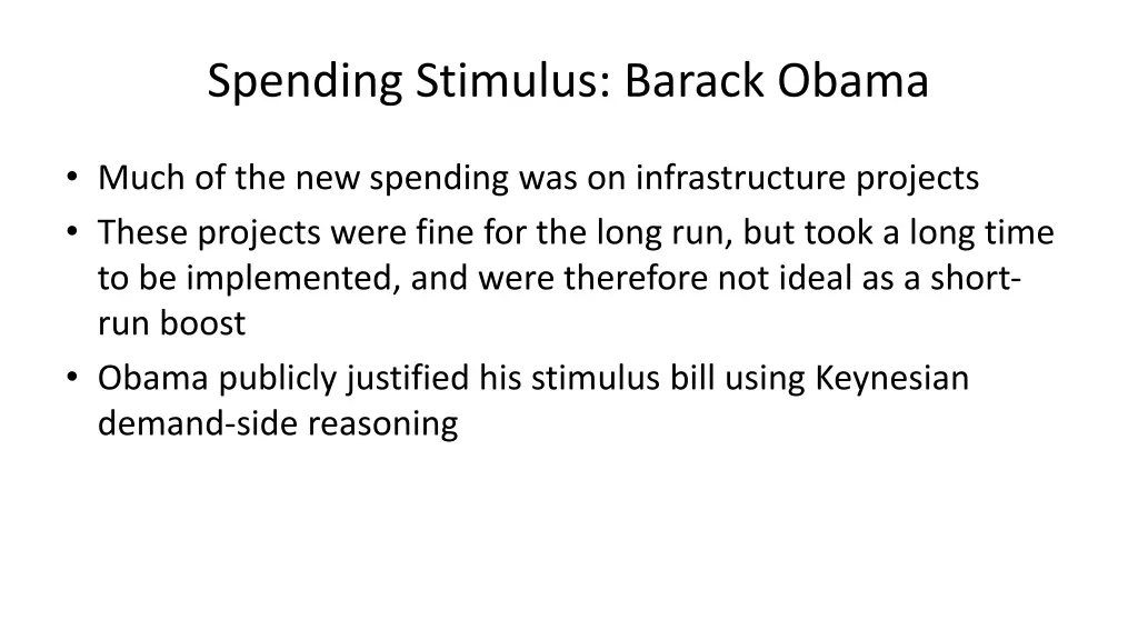 spending stimulus barack obama 1