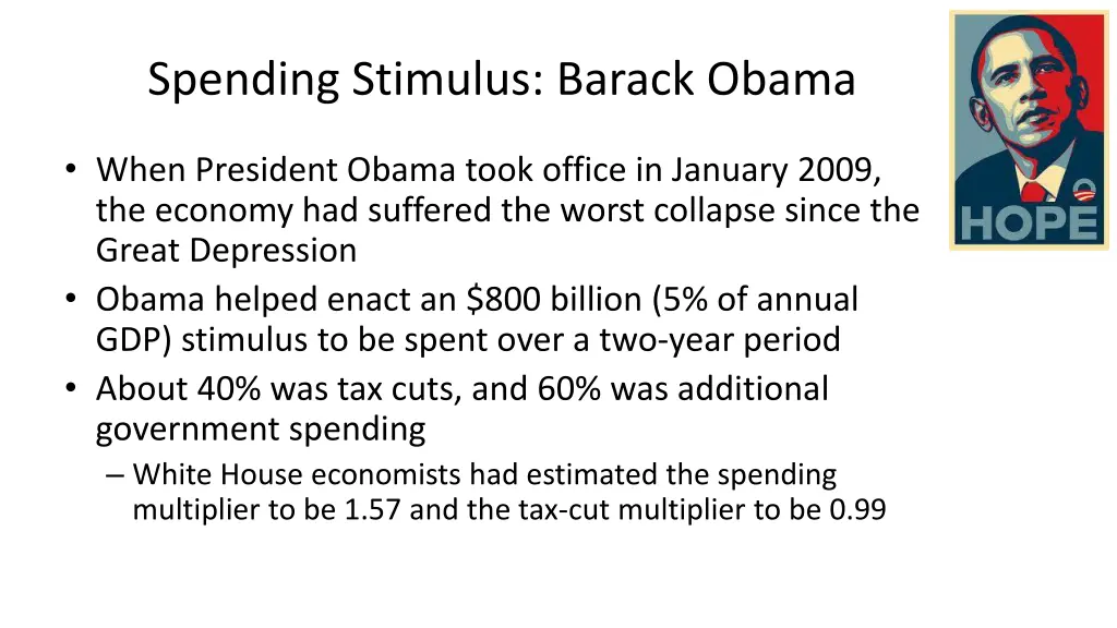 spending stimulus barack obama