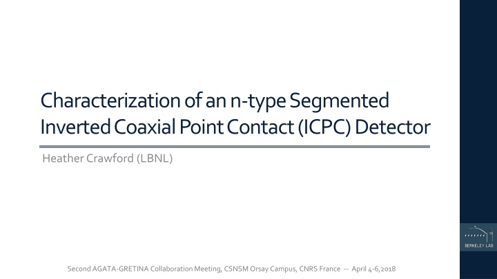 characterization of an n type segmented inverted